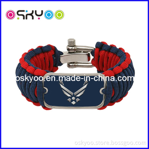 Customized 550 Survival Bracelet with Your Brand Logo